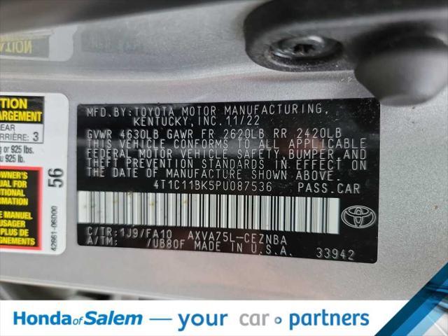 Photo of 2023 Celestial Silver Metallic Toyota Camry