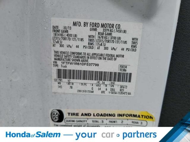 Photo of 2013 Oxford White Ford F-150