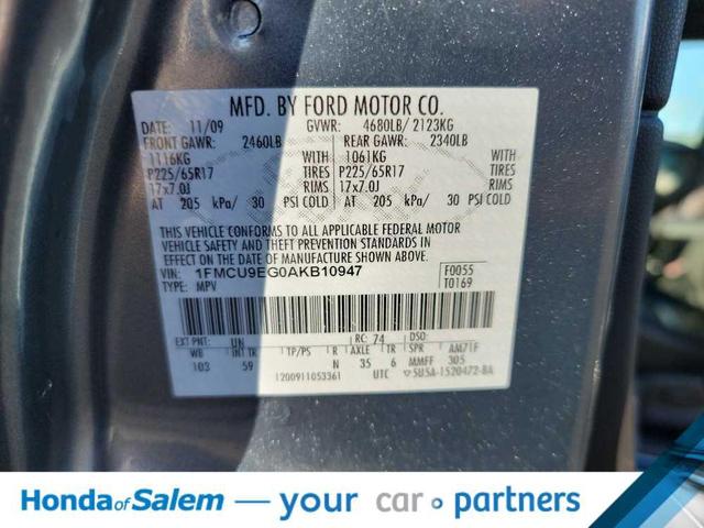 Photo of 2010 Steel Blue Metallic Ford Escape