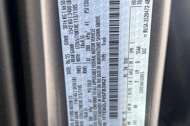 Photo of 2025 Iconic Silver Metallic Ford F-150