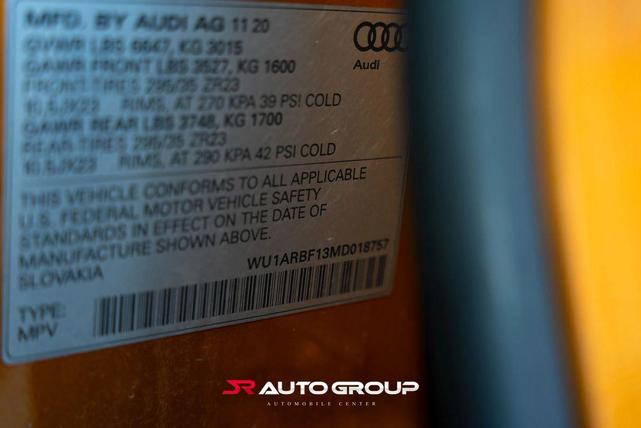 Photo of 2021 Dragon Orange Metallic Audi RS Q8