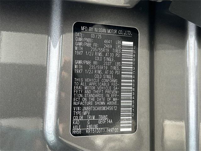 Photo of 2025 Gunmetal Gray Nissan Rogue