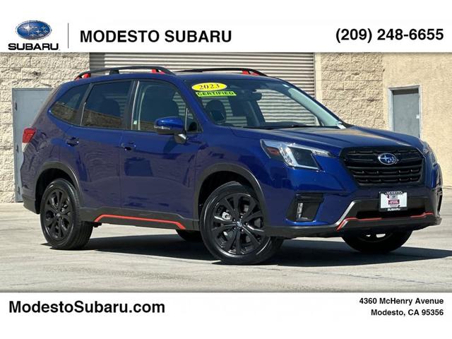 Photo of 2023 Sapphire Blue Pearl Subaru Forester