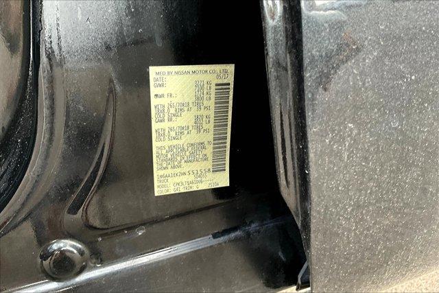 Photo of 2017 Magnetic Black Nissan Titan