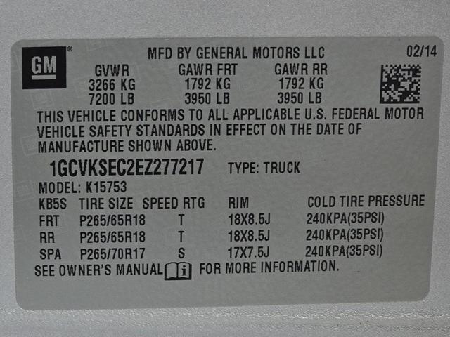 Photo of 2014 Silver Ice Metallic Chevrolet Silverado 1500