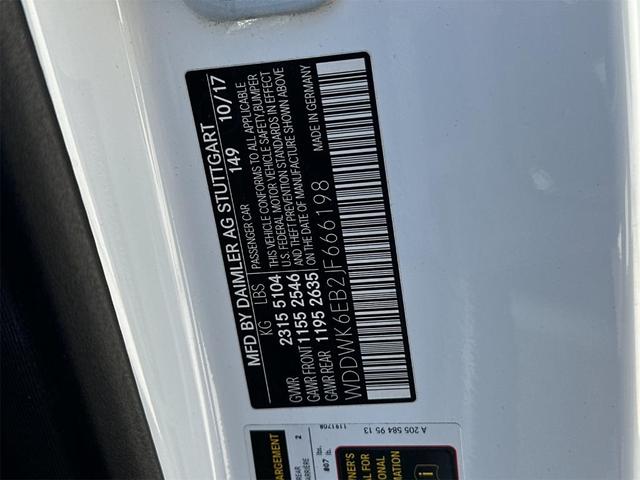 Photo of 2018 Polar White Mercedes-Benz AMG C 43