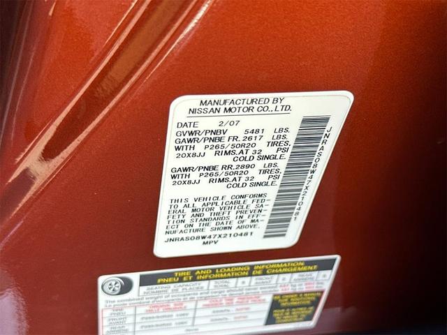 Photo of 2007 Autumn Copper Metallic INFINITI FX35