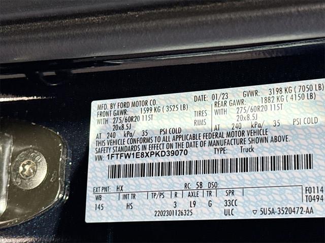 Photo of 2023 Antimatter Blue Metallic Ford F-150