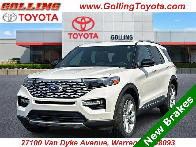 Photo of 2022 Star White Metallic Tri-Coat Ford Explorer
