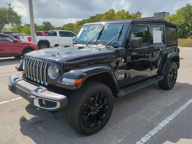 Photo of 2022 Black Clearcoat Jeep Wrangler Unlimited 4xe