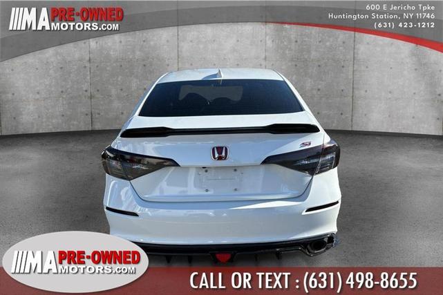 Photo of 2022 Platinum White Pearl Honda Civic Si