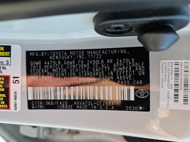 Photo of 2023 Wind Chill Pearl Toyota Camry