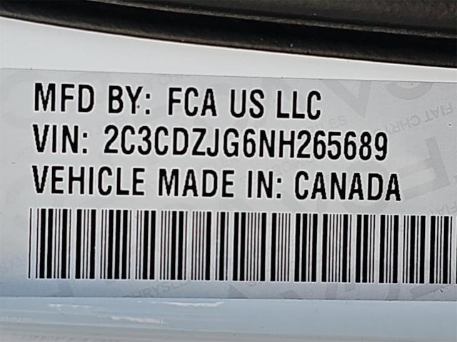 Photo of 2022 White Knuckle Clearcoat Dodge Challenger