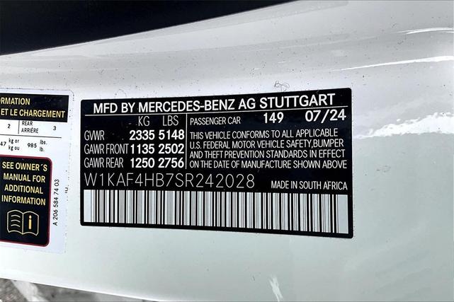 Photo of 2025 White Mercedes-Benz C-Class