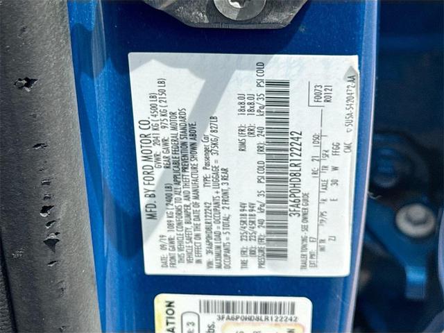 Photo of 2020 Blue Ford Fusion