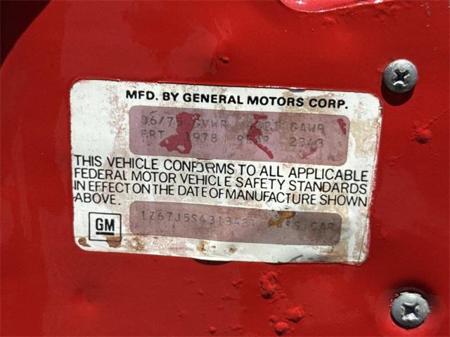 Photo of 1975 Red Chevrolet Corvette