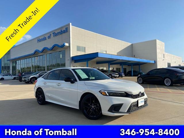 Photo of 2023 Platinum White Pearl Honda Civic