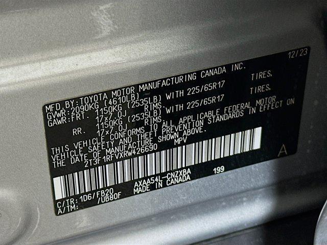 Photo of 2024 Silver Sky Metallic Toyota RAV4