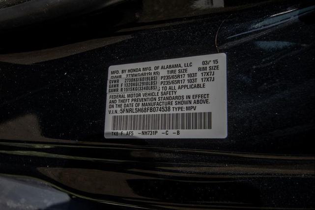 Photo of 2015 Crystal Black Pearl Honda Odyssey
