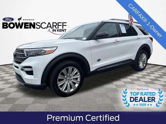 Photo of 2023 Star White Metallic Tri-Coat Ford Explorer