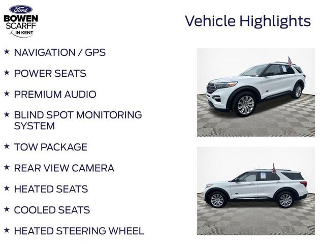 Photo of 2023 Star White Metallic Tri-Coat Ford Explorer