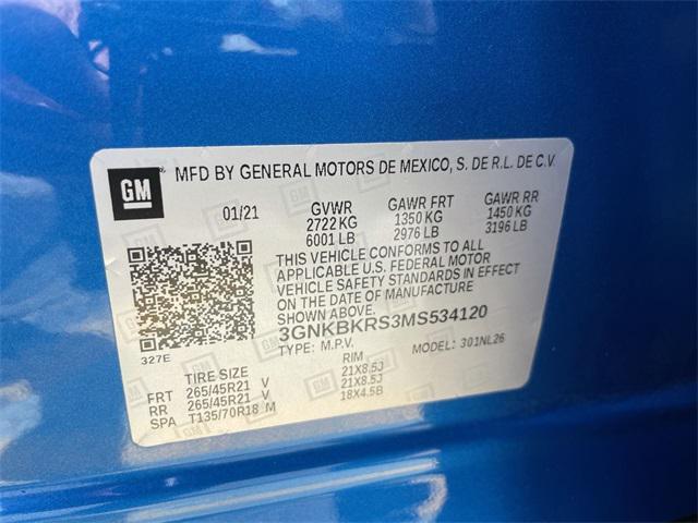 Photo of 2021 Bright Blue Metallic Chevrolet Blazer