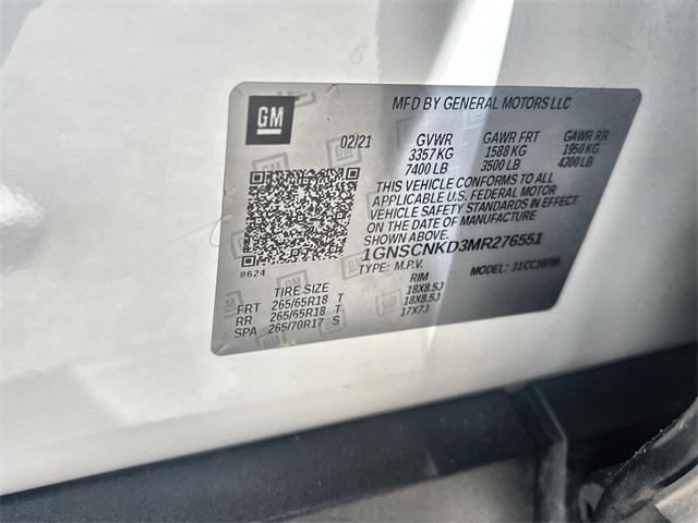 Photo of 2021 Summit White Chevrolet Tahoe