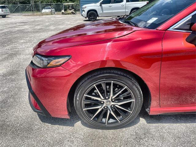 Photo of 2021 Supersonic Red Toyota Camry
