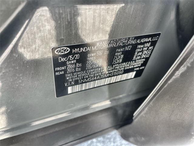 Photo of 2021 Hampton Gray Hyundai SANTA FE