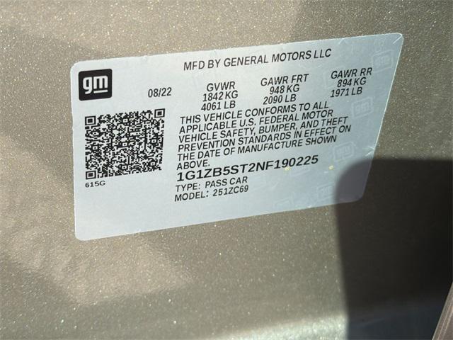 Photo of 2022 Mineral Gray Metallic Chevrolet Malibu