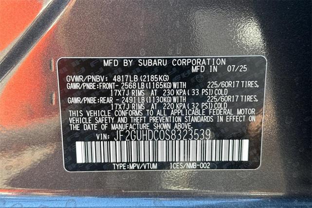 Photo of 2025 Magnetite Gray Metallic/Crystal Black Silica Subaru Crosstrek
