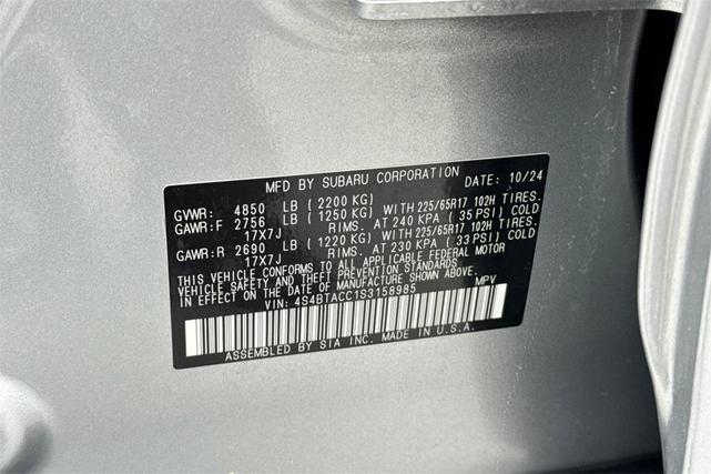 Photo of 2025 Ice Silver Metallic Subaru Outback