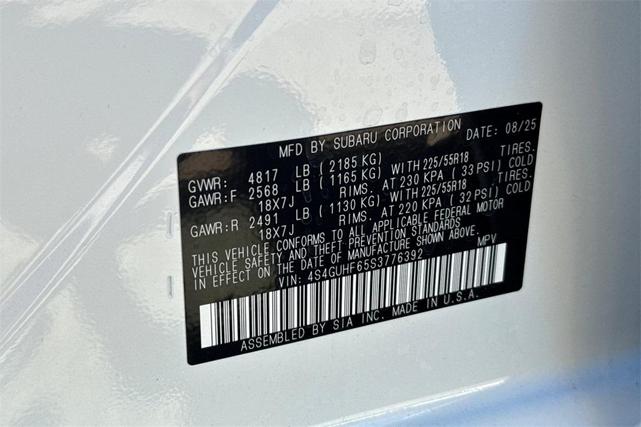 Photo of 2025 Crystal White Pearl Subaru Crosstrek