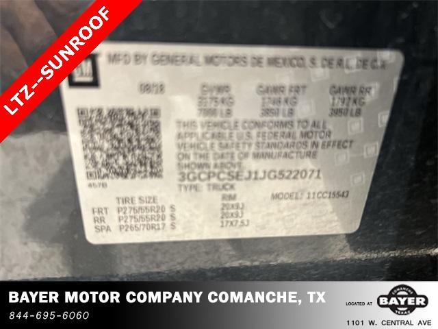 Photo of 2018 Graphite Metallic Chevrolet Silverado 1500