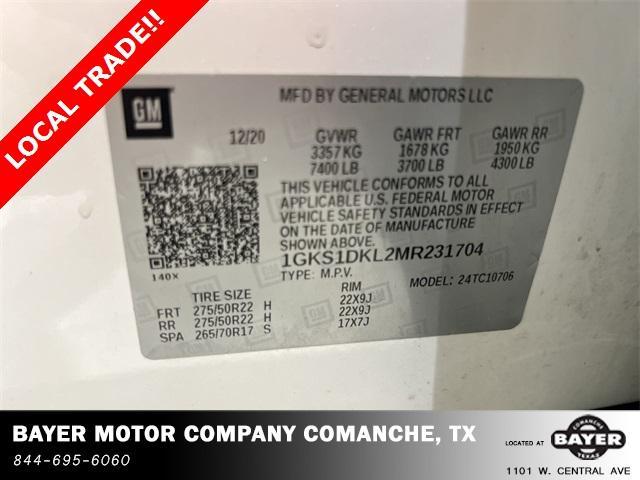 Photo of 2021 White Frost Tri-Coat GMC Yukon