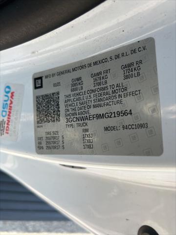 Photo of 2021 Summit White Chevrolet Silverado 1500