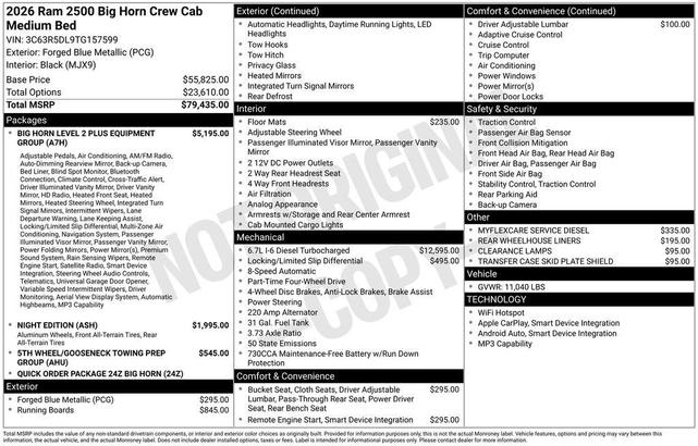 Photo of 2026 Pcg RAM 2500