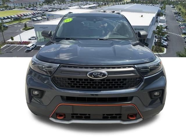 Photo of 2022 Stone Blue Metallic Ford Explorer