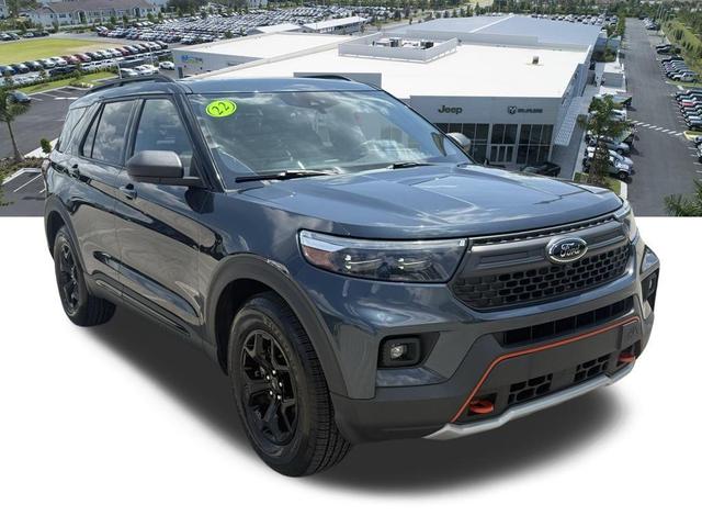 Photo of 2022 Stone Blue Metallic Ford Explorer