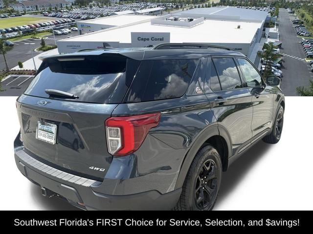 Photo of 2022 Stone Blue Metallic Ford Explorer
