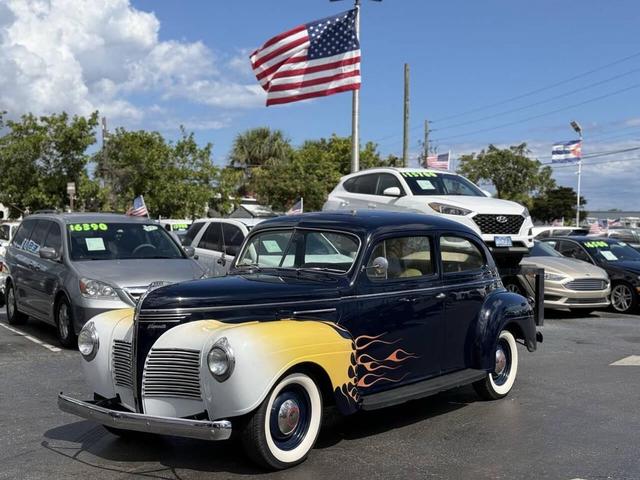Photo of 1940 Blue Plymouth DeLuxe