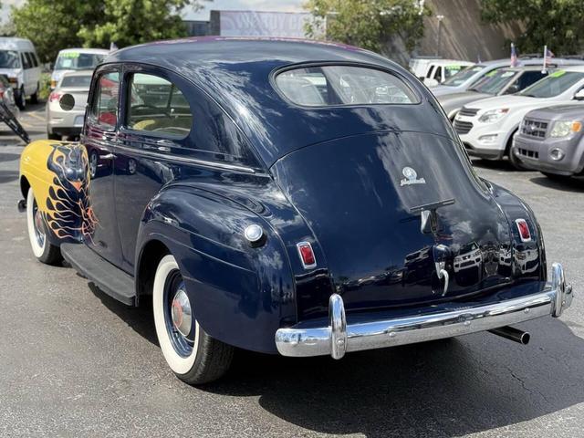 Photo of 1940 Blue Plymouth DeLuxe