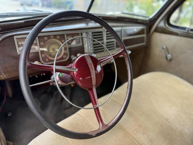 Photo of 1940 Blue Plymouth DeLuxe