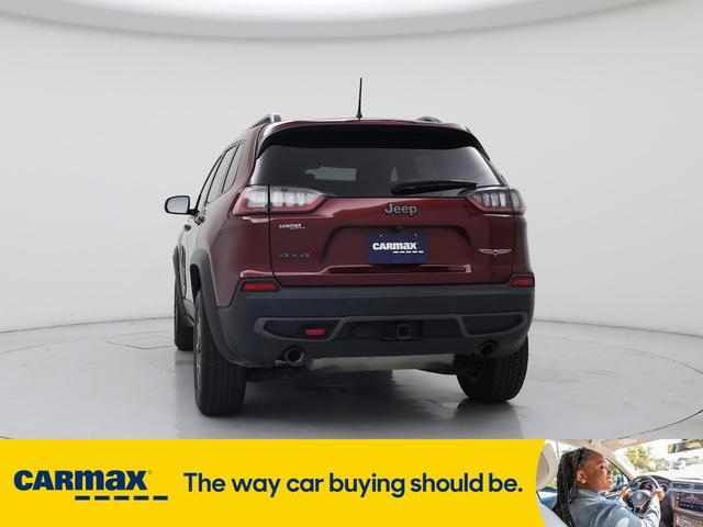 Photo of 2020 Burgundy Jeep Cherokee
