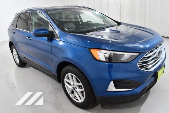 Photo of 2022 Atlas Blue Metallic Ford Edge