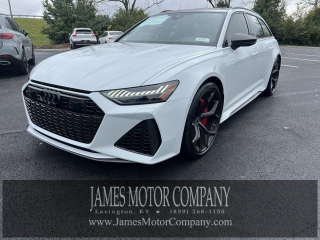 Photo of 2024 Glacier White Metallic Audi RS 6 Avant