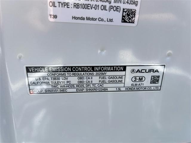 Photo of 2025 Platinum White Pearl Acura Integra