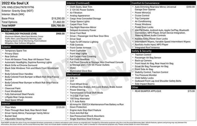 Photo of 2022 Gravity Gray Kia Soul