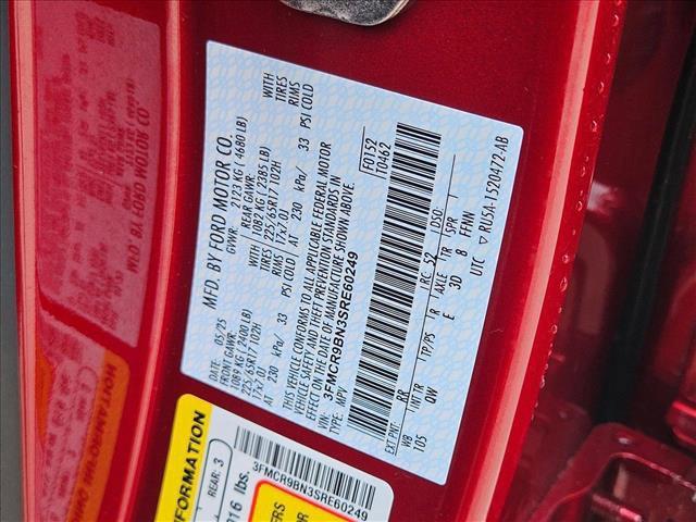Photo of 2025 Ruby Red Metallic Tinted Clearcoat Ford Bronco Sport