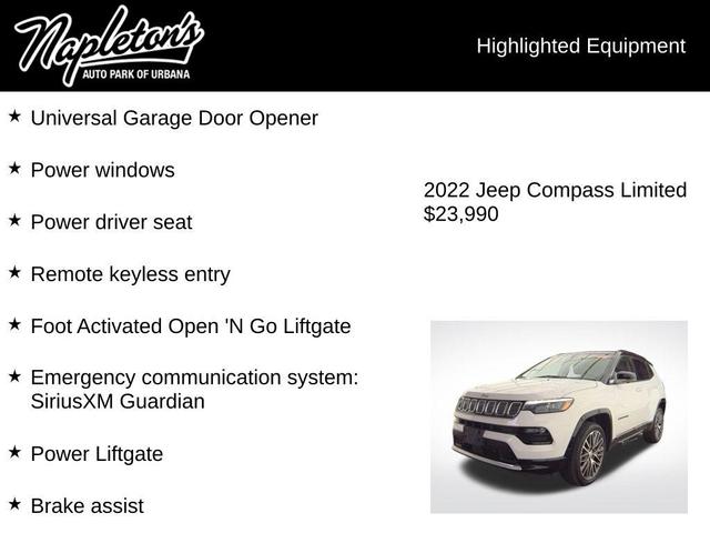 Photo of 2022 Bright White Clearcoat Jeep Compass